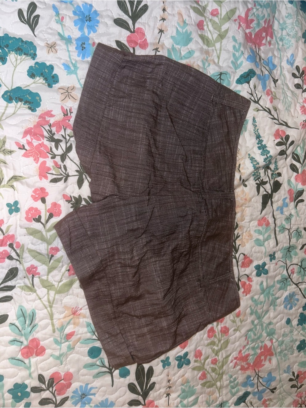 HeartSoul Brown Plaid Shorts Juniors
